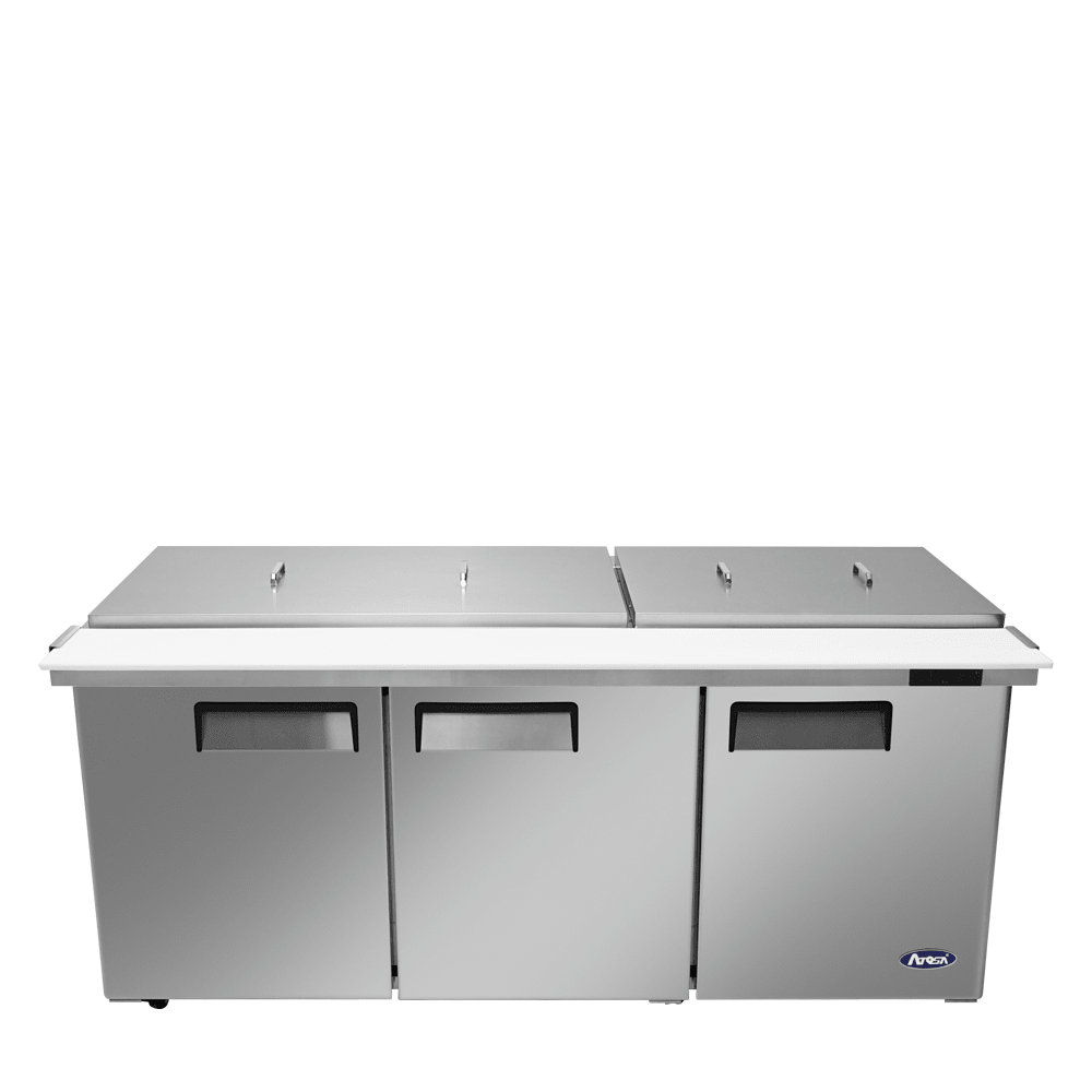 Atosa MSF8308GR-NTCV 73" Mega Top Sandwich Prep Table, 21.1 Cu. Ft.