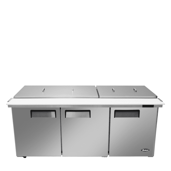 MSF8308GR-NTCVAtosa MSF8308GR-NTCV Sandwich Prep Table, 3-Section