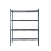 Atosa MWSSE183674 4-Shelf Epoxy Shelving 36″×18″×74″ Product Image