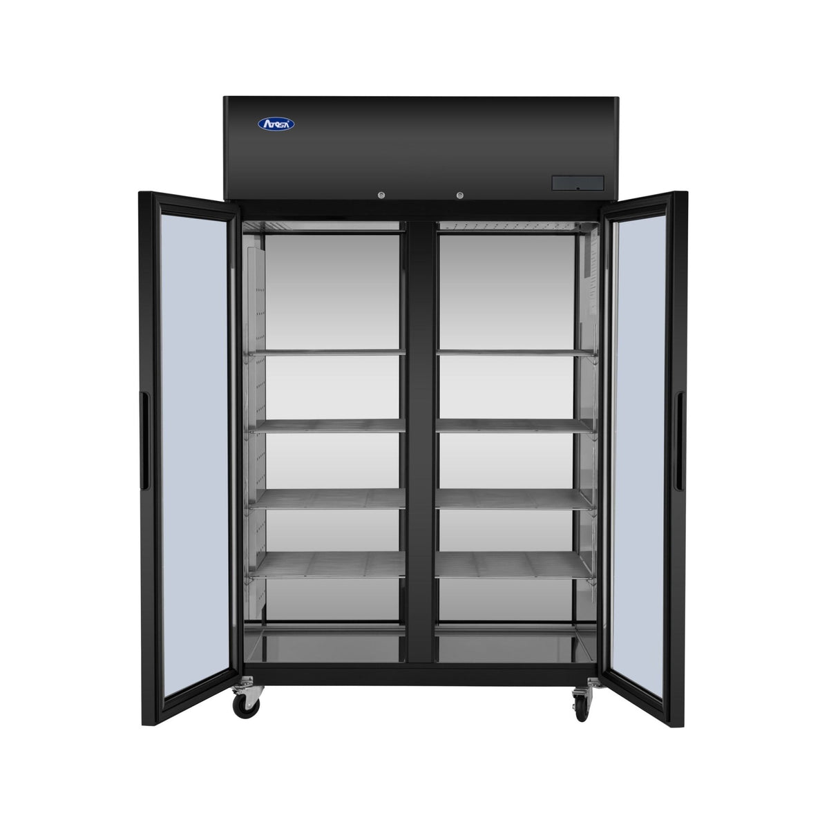 PLUS-F2B-GD-S-PTAtosa PLUS-F2B-GD-S-PT Pass-Thru 2Glass Door Refrigerator