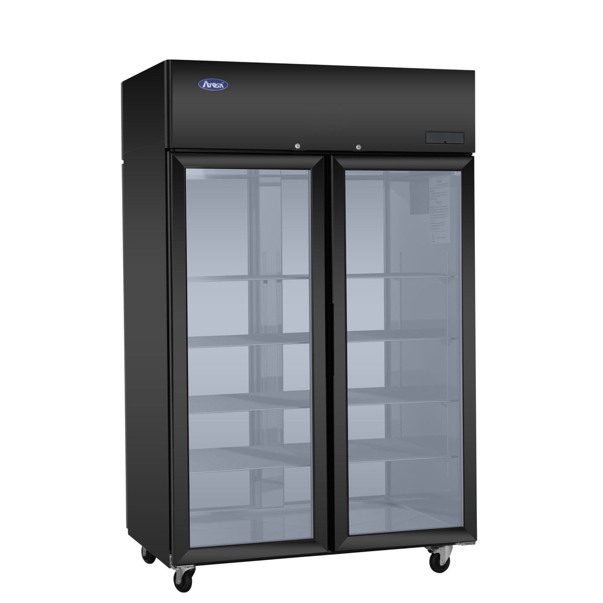 PLUS-F2B-GD-S-PTAtosa PLUS-F2B-GD-S-PT Pass-Thru 2Glass Door Refrigerator