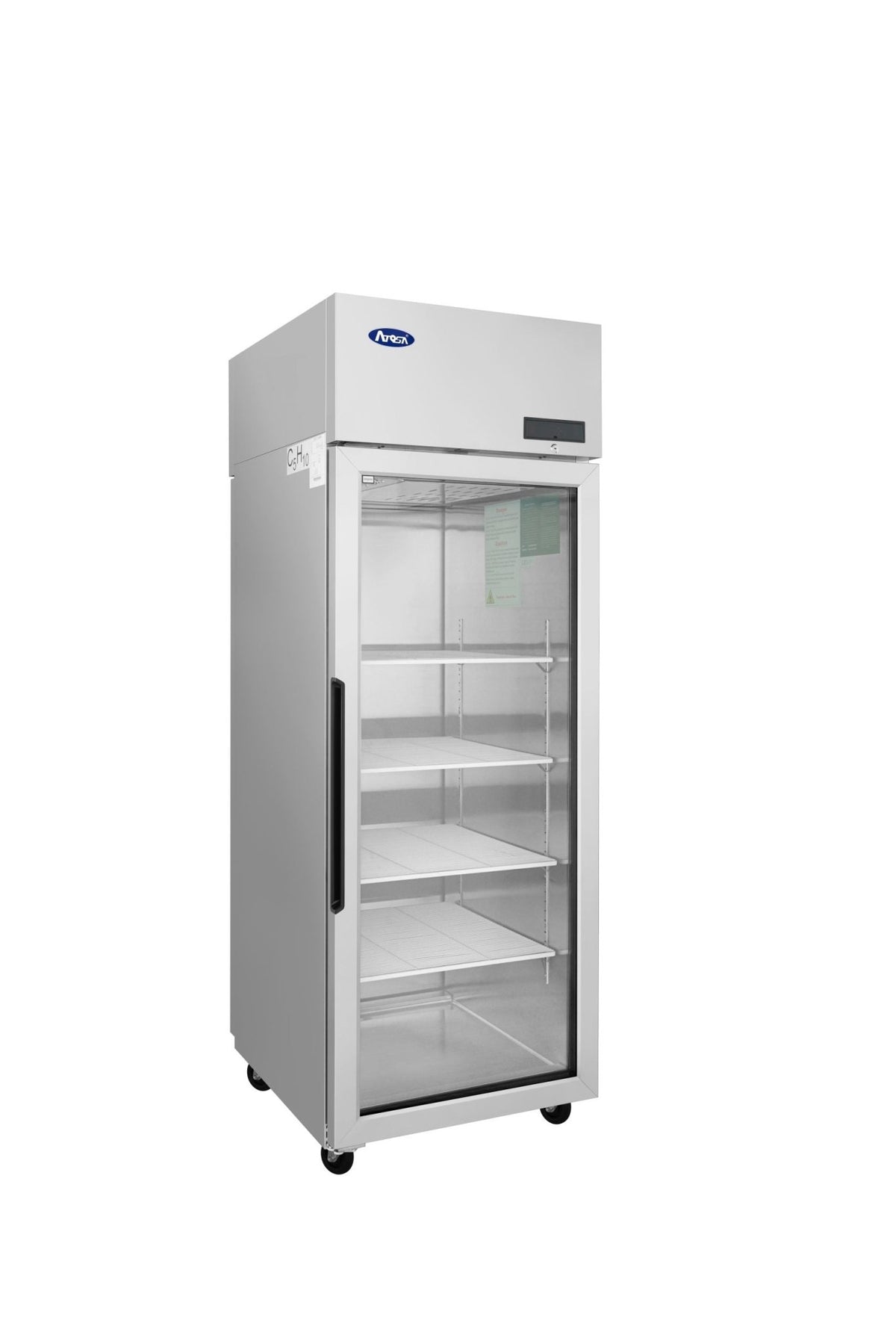 PLUS-R1-GS-L-PTAtosa PLUS-R1-GS-L-PT Pass-Thru 1 Glass Door Refrigerator