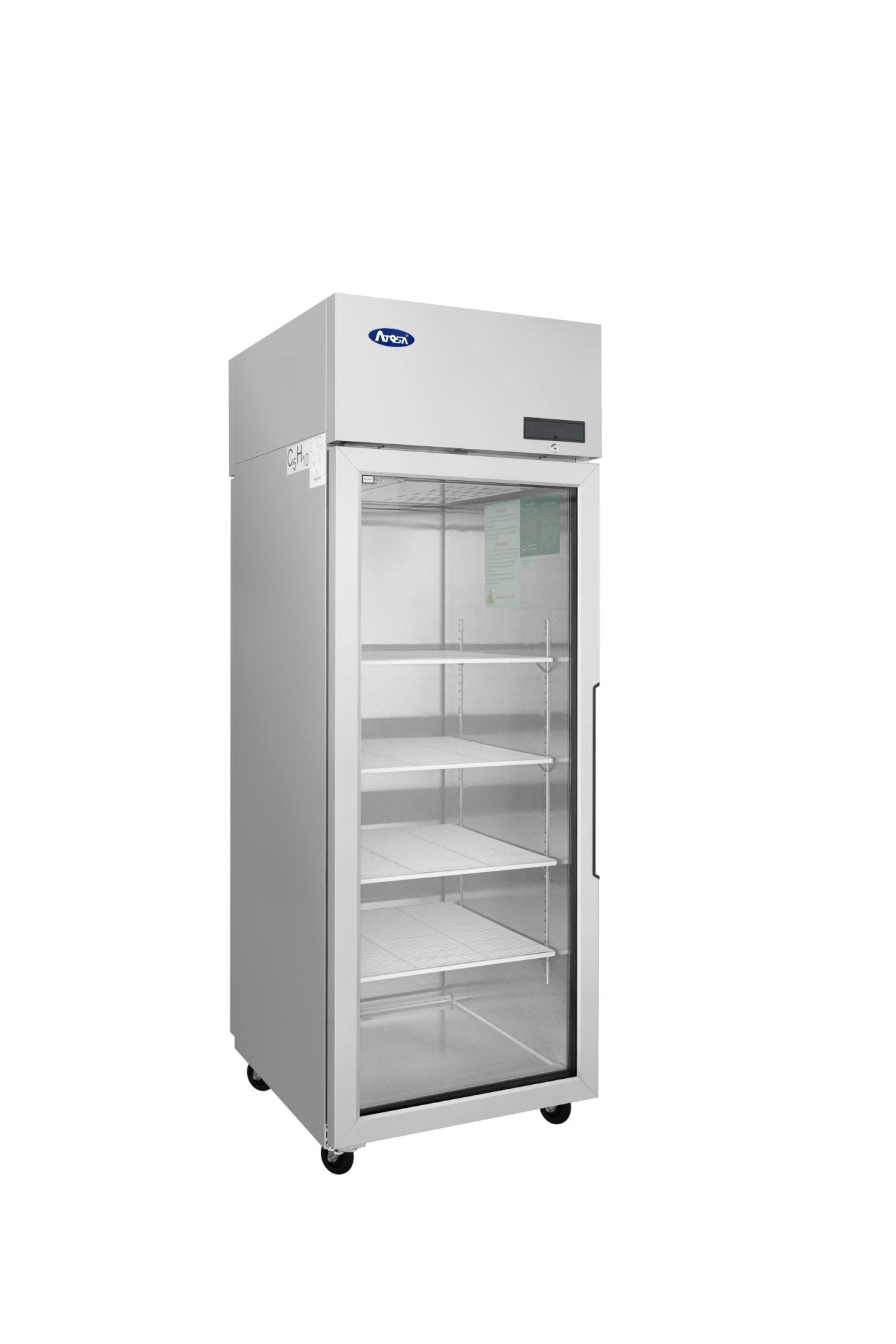 PLUS-R1-GS-L-PTAtosa PLUS-R1-GS-L-PT Pass-Thru 1 Glass Door Refrigerator