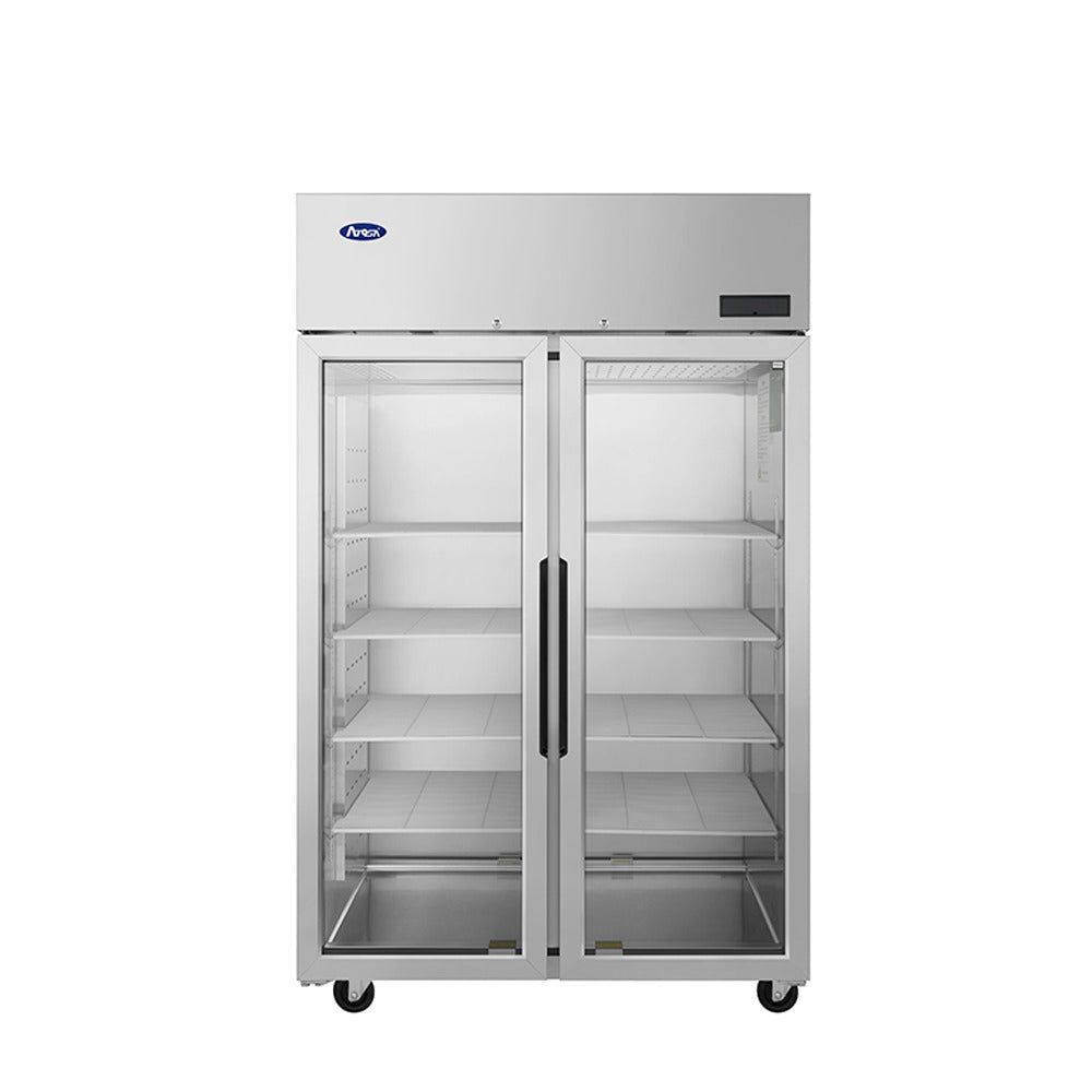 PLUS-R2-GS-S-PTAtosa PLUS-R2-GS-S-PT Pass-Thru 2 Glass Door Refrigerator