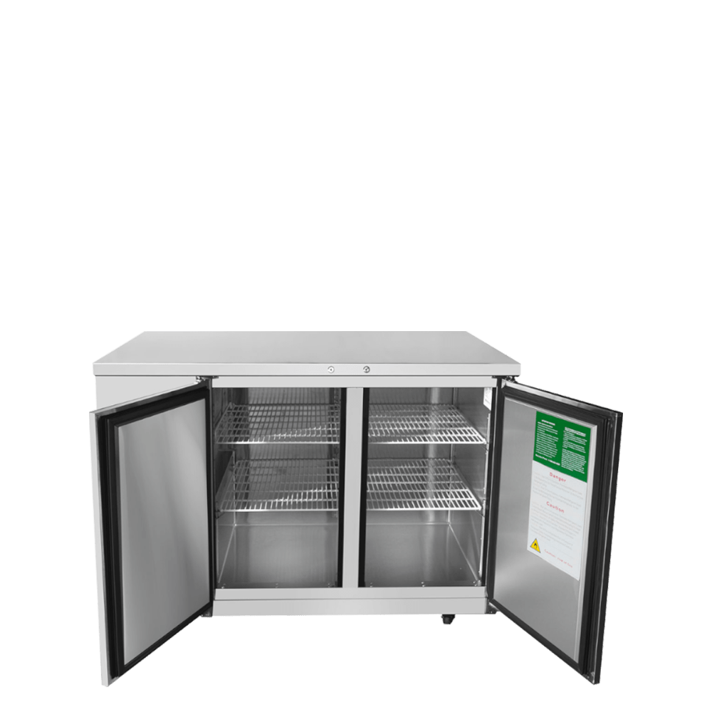 Atosa SBB48GRAUS1 48" Shallow Depth Back Bar Cooler, 11.5 Cu. Ft.