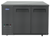 ATOSA SBB48GRAUS2 — 48″ Black Shallow Depth Back Bar Cooler, (Black Exterior), 11.5 Cu. Ft.