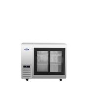 Atosa SBB48SGGRAUS1 48" Shallow Depth Back Bar Cooler with Glass Sliding Doors, 11.5 Cu. Ft.