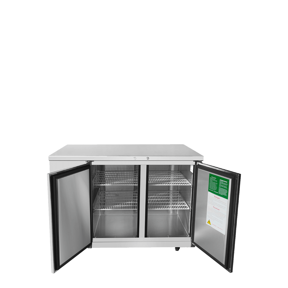 Atosa SBB59GRAUS1 59" Shallow Depth Back Bar Cooler, 15 Cu. Ft.
