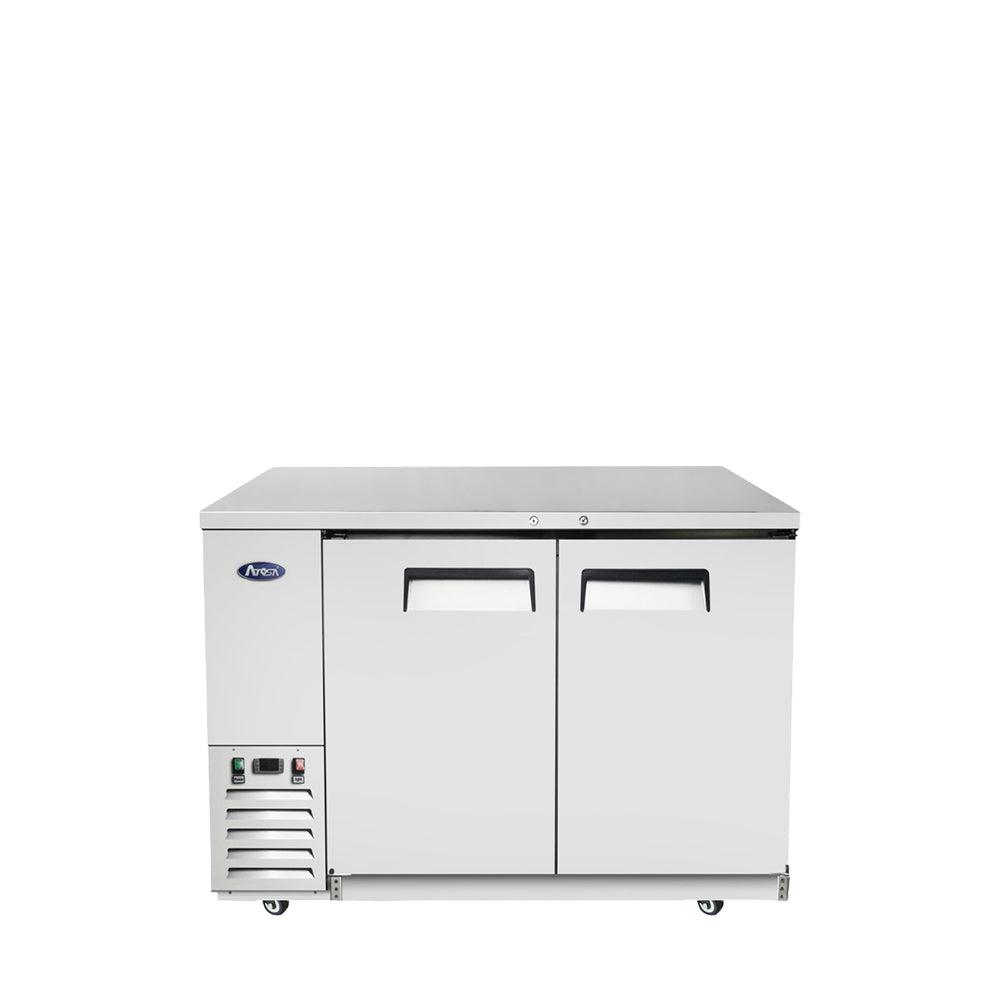 Atosa SBB59GRAUS1 59" Shallow Depth Back Bar Cooler, 15 Cu. Ft.