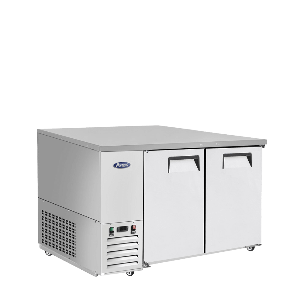Atosa SBB59GRAUS1 59" Shallow Depth Back Bar Cooler, 15 Cu. Ft.