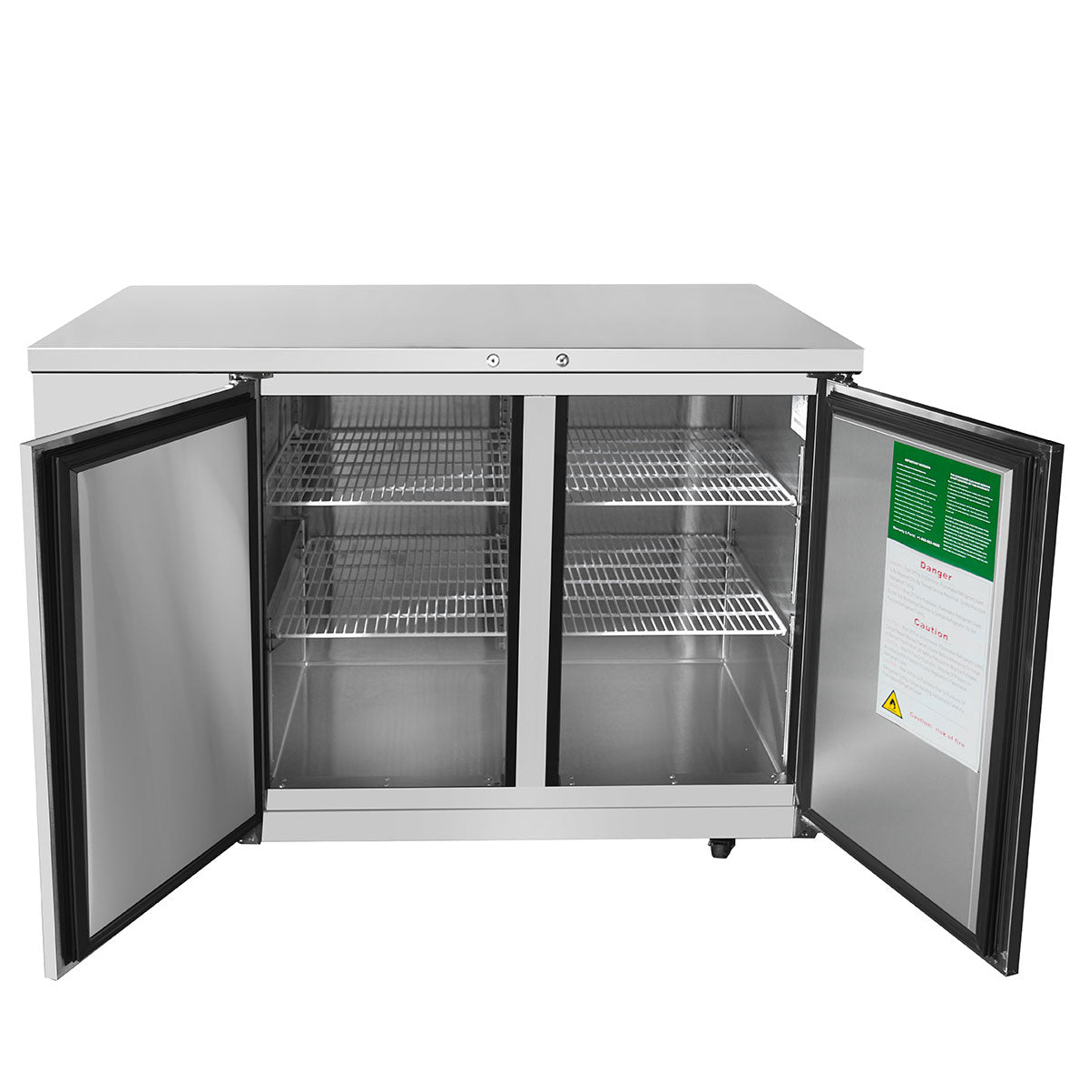 Atosa SBB69GRAUS1 69" Shallow Depth Back Bar Cooler, 18.6 Cu. Ft.