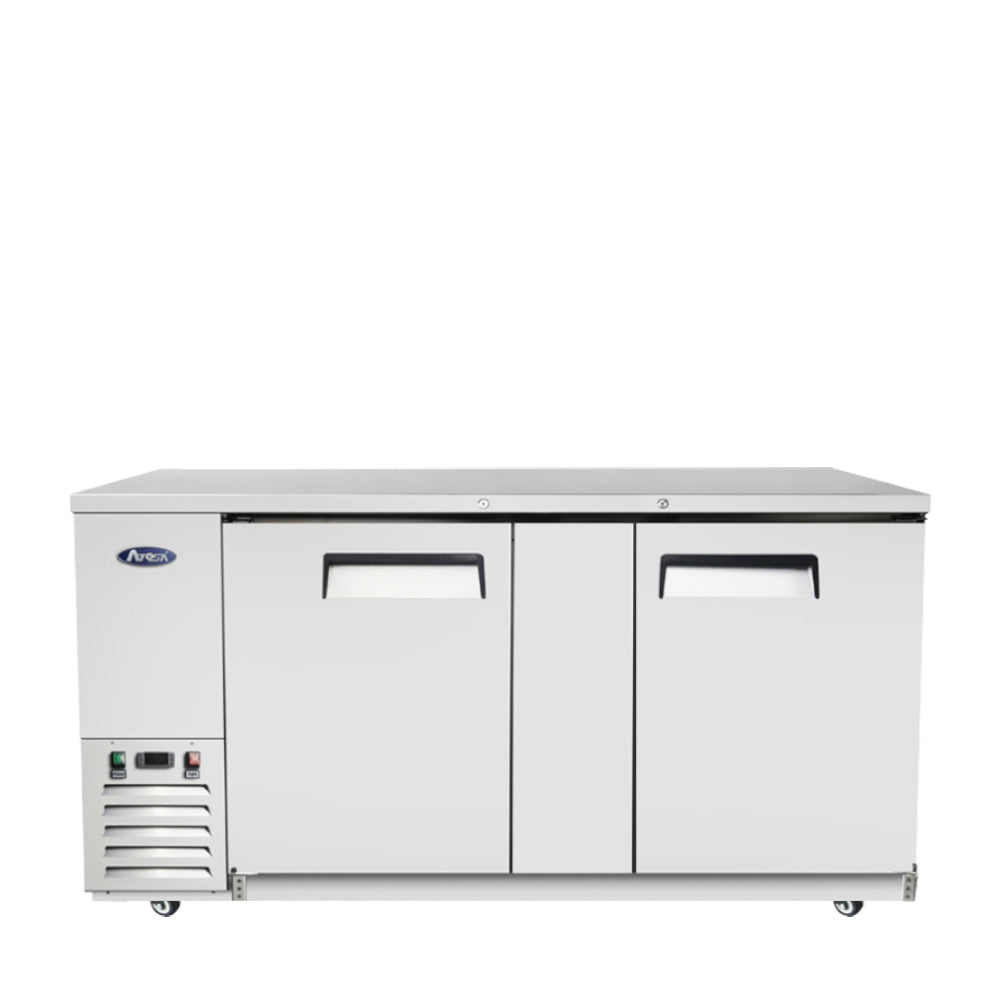 Atosa SBB69GRAUS1 69" Shallow Depth Back Bar Cooler, 18.6 Cu. Ft.