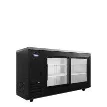 Atosa SBB69SGGRAUS2 Black Back Bar Cooler – interior shelf view