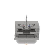 Atosa SH17SR 17" Stainless Hand Sink with Right Splashguard Product Image