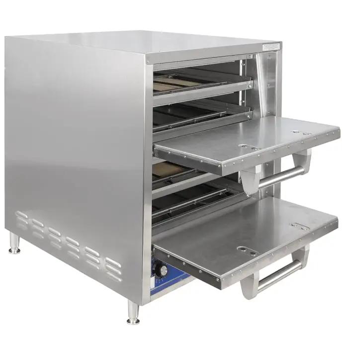 Bakers Pride DP-2BL HearthBake Countertop Double Multi-Purpose Deck Oven - 208v by Bakers Pride (bakers-pride-dp-2bl-hearthbake-countertop-double-multi-purpose-deck-oven-208v)