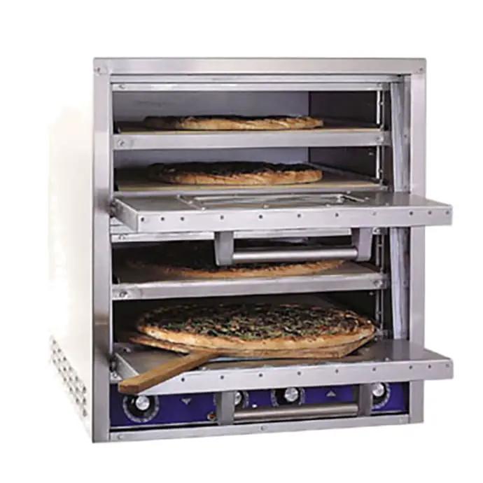 Bakers Pride DP-2BL HearthBake Countertop Double Multi-Purpose Deck Oven - 208v by Bakers Pride (bakers-pride-dp-2bl-hearthbake-countertop-double-multi-purpose-deck-oven-208v)