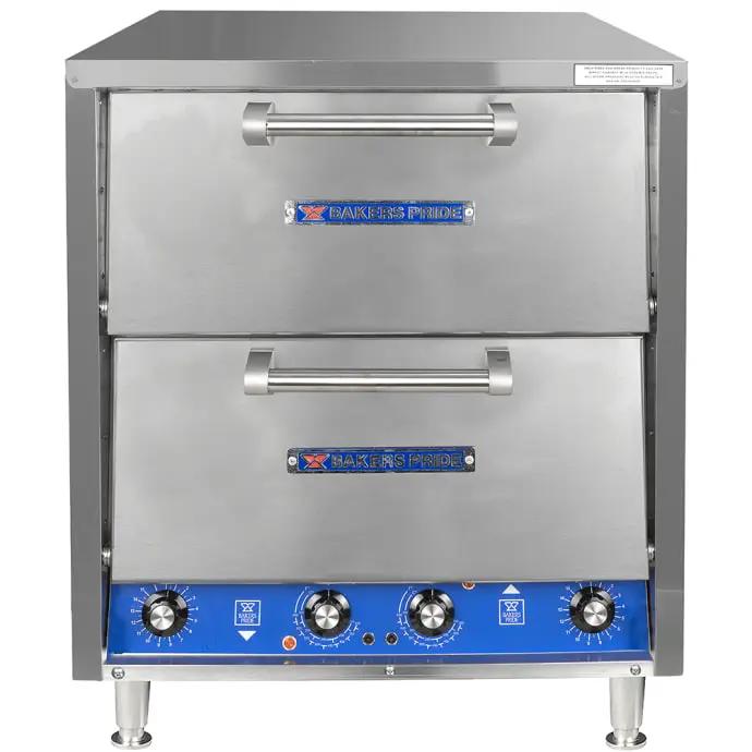 Bakers Pride DP-2BL HearthBake Countertop Double Multi-Purpose Deck Oven - 208v by Bakers Pride (bakers-pride-dp-2bl-hearthbake-countertop-double-multi-purpose-deck-oven-208v)