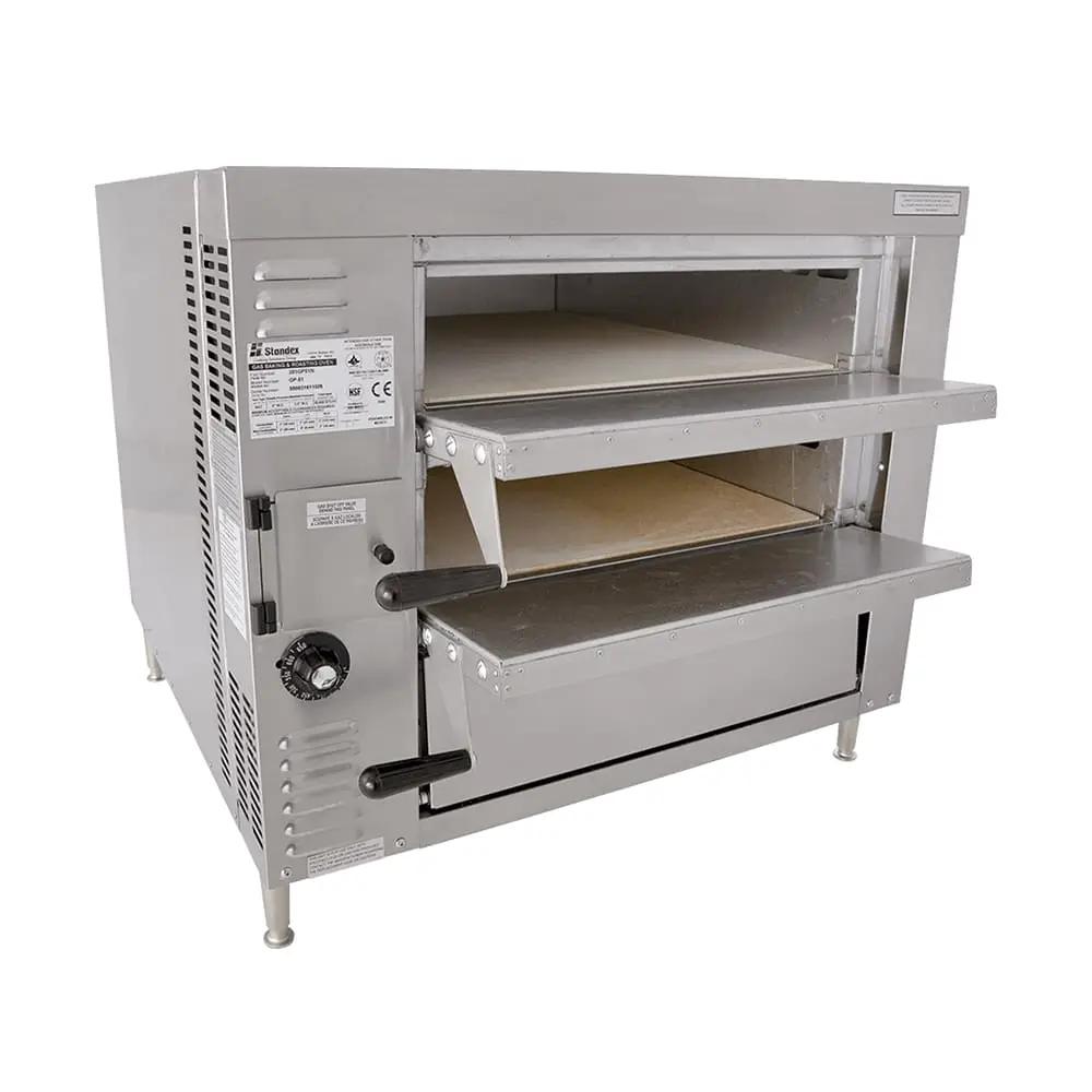 Bakers Pride GP-61 HearthBake Countertop Double Multi-Purpose Deck Oven - Natural Gas by Bakers Pride (bakers-pride-gp-61-hearthbake-countertop-double-multi-purpose-deck-oven-natural-gas)