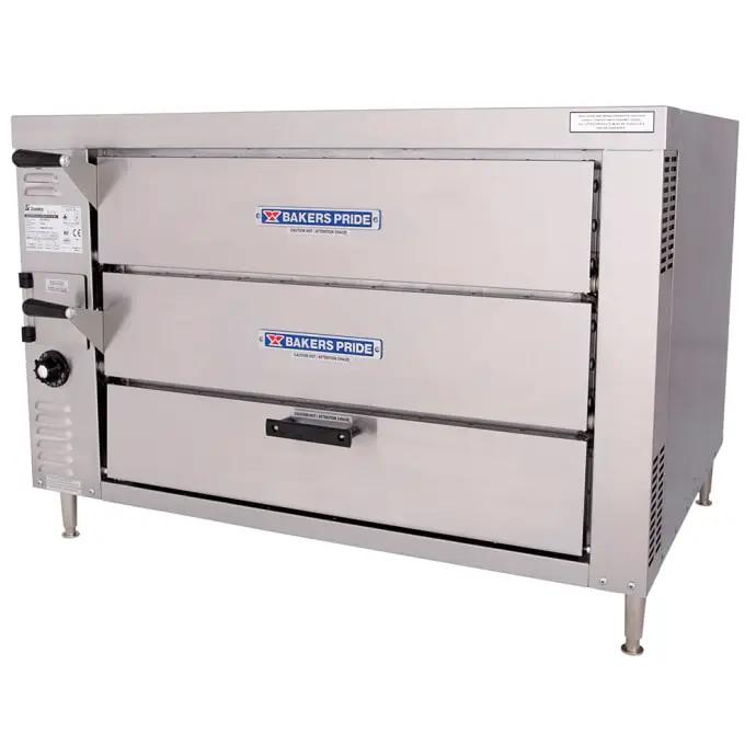 Bakers Pride GP-61 HearthBake Countertop Double Multi-Purpose Deck Oven - Natural Gas by Bakers Pride (bakers-pride-gp-61-hearthbake-countertop-double-multi-purpose-deck-oven-natural-gas)