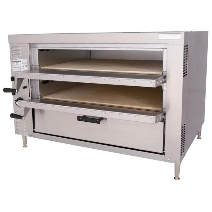 Bakers Pride GP-61HP HearthBake Countertop Double Multi-Purpose Deck Oven - Natural Gas by Bakers Pride (bakers-pride-gp-61hp-hearthbake-countertop-double-multi-purpose-deck-oven-natural-gas)