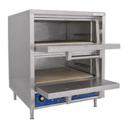 Bakers Pride P48-BL HearthBake Countertop Double Pizza & Pretzel Deck Oven - 208v by Bakers Pride (bakers-pride-p48-bl-hearthbake-countertop-double-pizza-pretzel-deck-oven-208v)