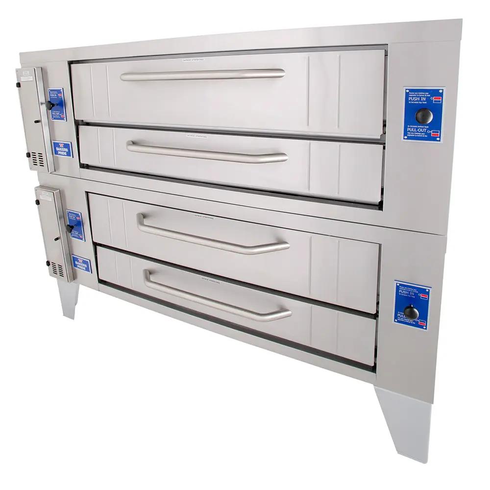 Bakers Pride Y-602BL Super Deck Floor Model Double Pizza Deck Oven - Natural Gas by Bakers Pride (bakers-pride-y-602bl-super-deck-floor-model-double-pizza-deck-oven-natural-gas)