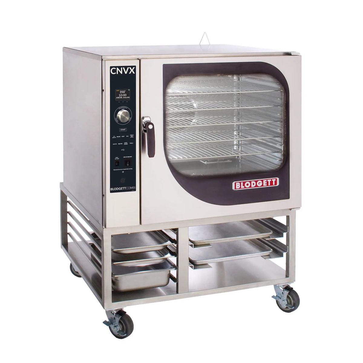 Blodgett CNVX-14E Single Full Size Electric Convection Oven - Stacking Hardware & Casters, 19kW, 208v/3ph by Blodgett (blodgett-cnvx-14e-single-full-size-electric-convection-oven-stacking-hardware-casters-19kw-208v-3ph)