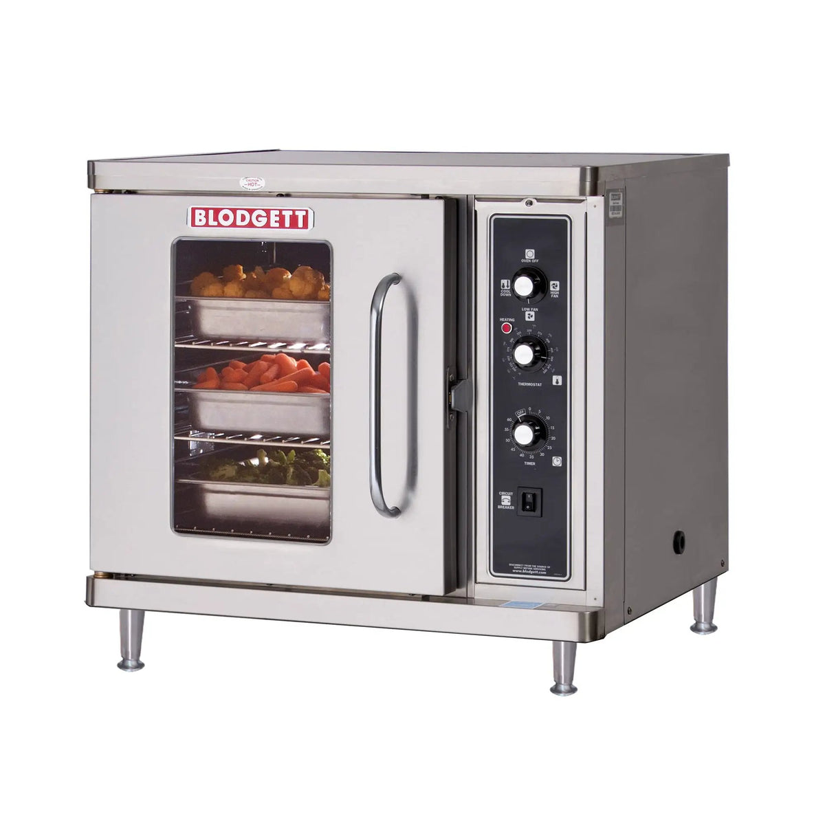 Blodgett CTB Double Half Size Electric Convection Oven - 5kW, 208v/3ph by Blodgett (blodgett-ctb-double-half-size-electric-convection-oven-5kw-208v-3ph)