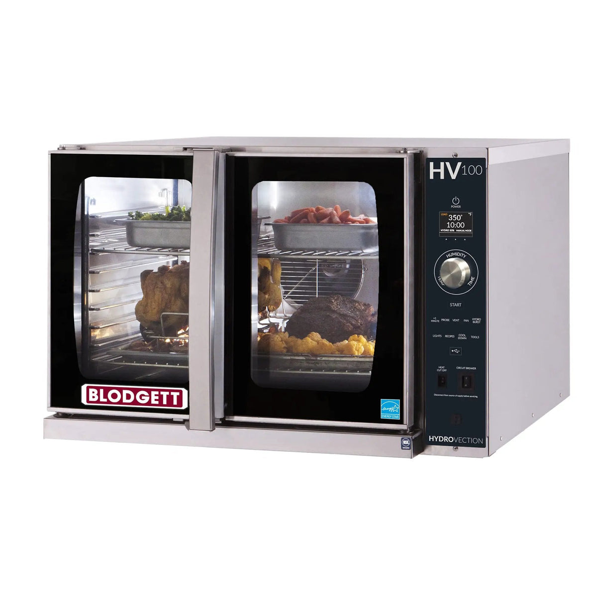 Blodgett HV-100E ADDL HydroVection™ Single Full Size Electric Convection Oven - 15kW, 208v/3ph by Blodgett (blodgett-hv-100e-addl-hydrovection™-single-full-size-electric-convection-oven-15kw-208v-3ph)