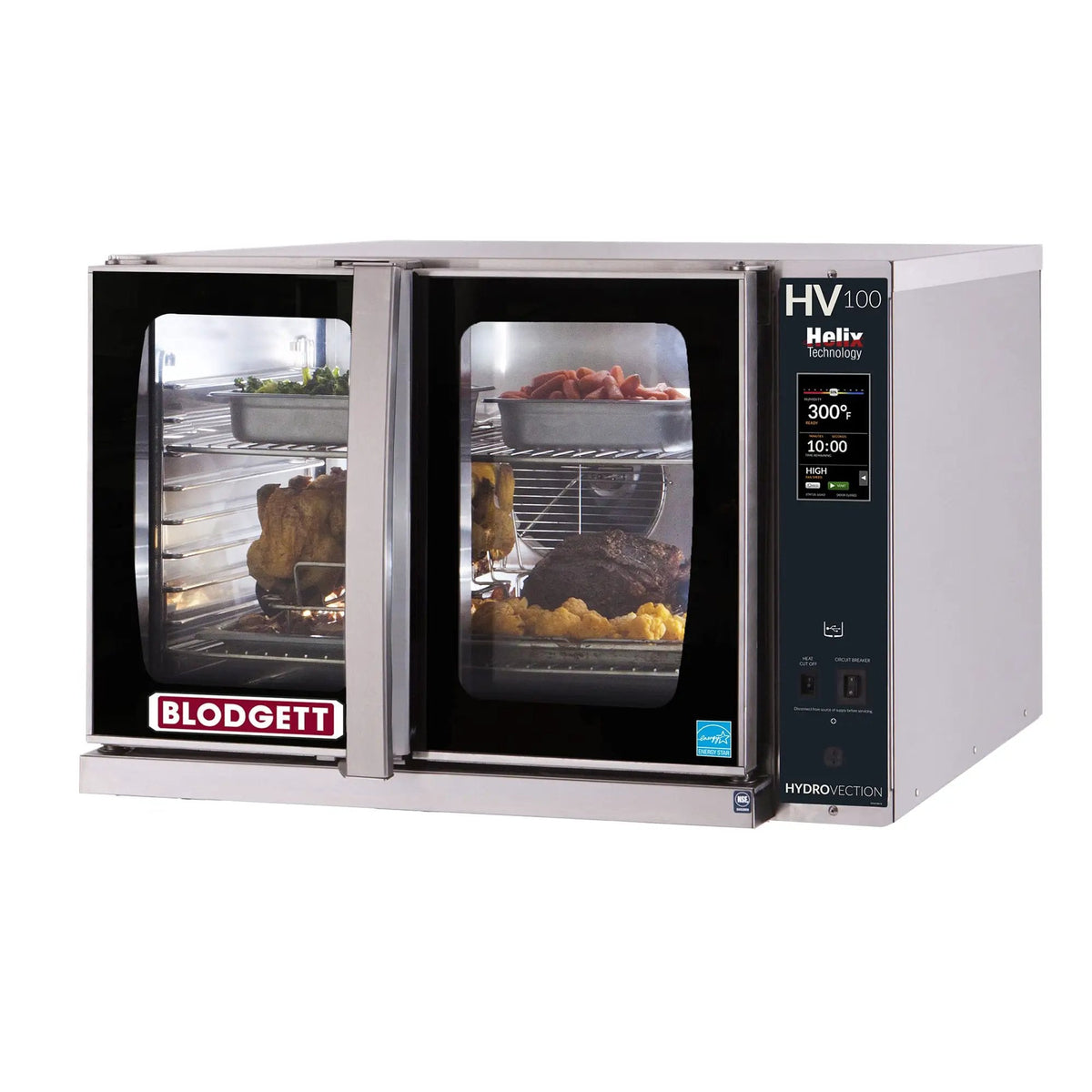 Blodgett HVH-100E BASE HydroVection™ Single Full Size Electric Convection Oven - 15kW, 208v/3ph by Blodgett (blodgett-hvh-100e-base-hydrovection™-single-full-size-electric-convection-oven-15kw-208v-3ph)
