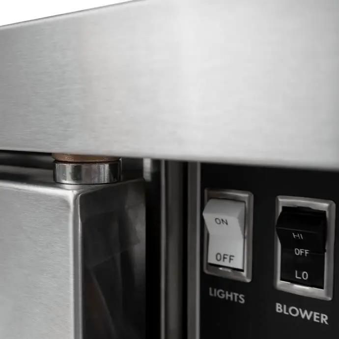 Blodgett ZEPH-200-E SGL Zephaire Bakery Depth Single Full Size Electric Convection Oven - 11kW, 208v/1ph by Blodgett (blodgett-zeph-200-e-sgl-zephaire-bakery-depth-single-full-size-electric-convection-oven-11kw-208v-1ph)