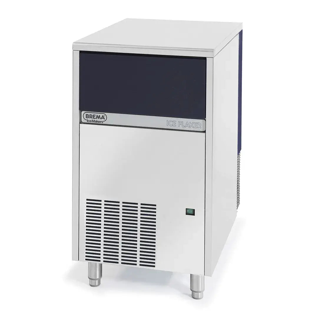Brema GB903AHC 200 LB/Day Air Cooled Flake Ice Machine with 66 LB Bin, 110V R290 Product Image