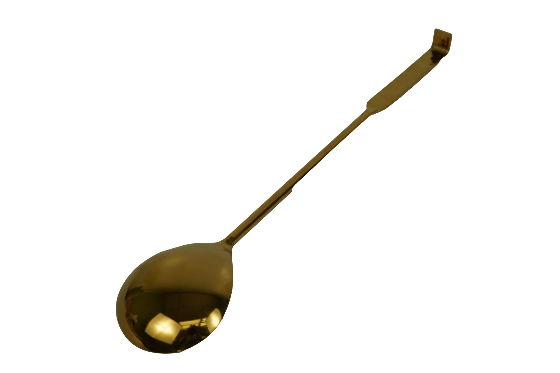 Gold Stainless Steel Buffet Ladle spoon - Round - 15 Inches