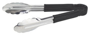 9" S/S Utility Tong, PP Hdl, Black by Winco (9-s-s-utility-tong-pp-hdl-black)