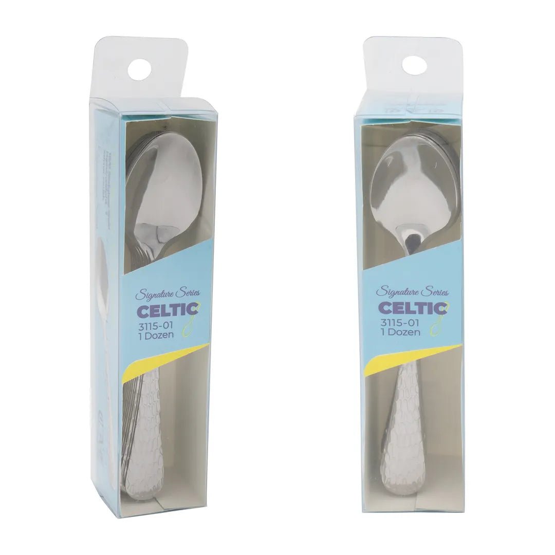 CAC China 3115-01 Celtic CPK Teaspoon, 6 1/4" Product Image