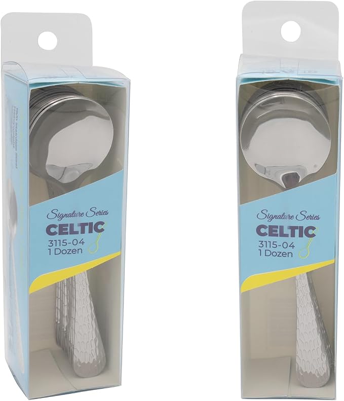 CAC China 3115-04 Celtic CPK Bouillon Spoon, 6" Product Image