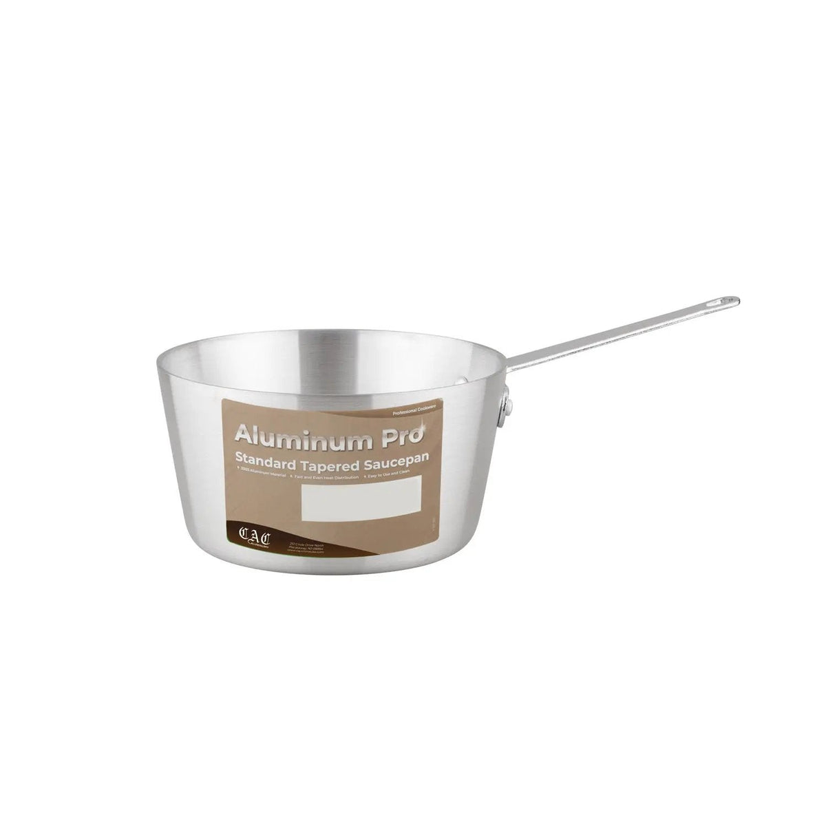 CAC China A9SA-3-5 Saucepan AL Tapered Standard 3mm 5.5QT Case Pack of 12 by CAC China (cac-china-a9sa-3-5-saucepan-al-tapered-standard-3mm-5-5qt-case-pack-of-12)