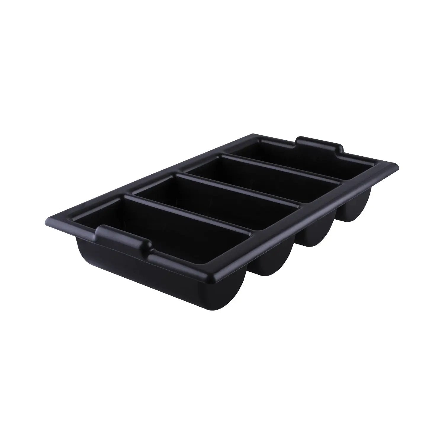 CAC China BTCB-4P Cutlery/Flatware Bin Plastic 4-Compartment Case Pack of 12 by CAC China (cac-china-btcb-4p-cutlery-flatware-bin-plastic-4-compartment-case-pack-of-12)