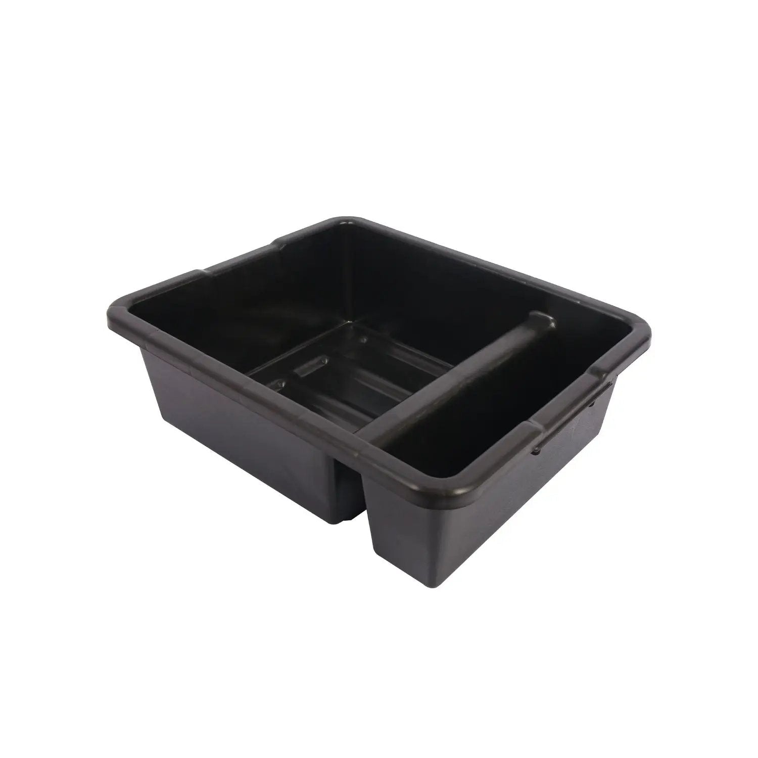 CAC China BTD2-7BLK Bus Box Divided 21-1/8"x16-3/4"x7" Black Case Pack of 1 by CAC China (cac-china-btd2-7blk-bus-box-divided-21-1-8x16-3-4x7-black-case-pack-of-1)