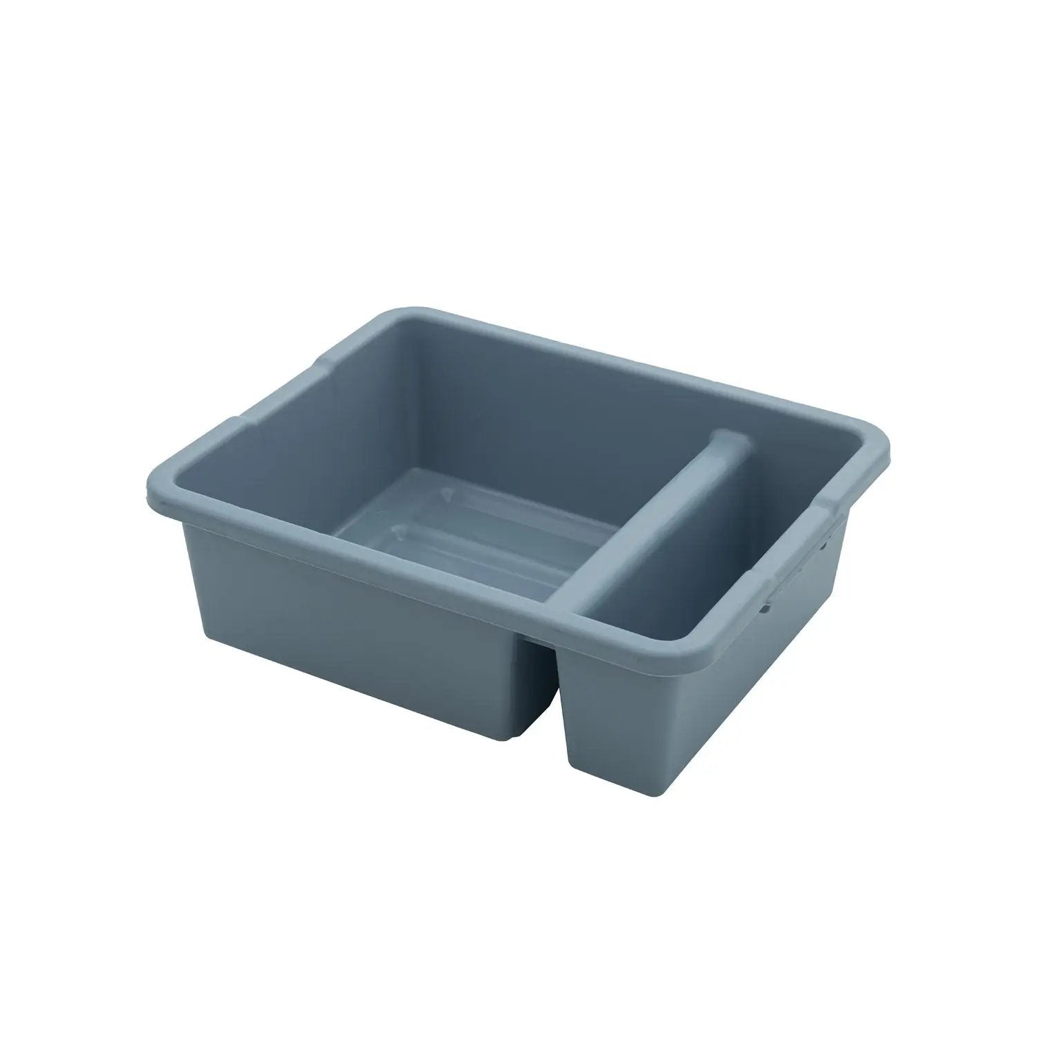 CAC China BTD2-7GRY Bus Box Divided 21-1/8"x16-3/4"x7" Gray Case Pack of 1 by CAC China (cac-china-btd2-7gry-bus-box-divided-21-1-8x16-3-4x7-gray-case-pack-of-1)