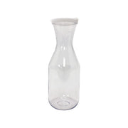 CAC China DCTL-10 1 Qt. Clear Plastic Beverage Decanter with Cover Product Image