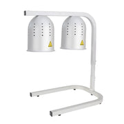 CAC China ELHL-1 Heat Lamp Adjustable Silver w/ 2 Bulbs Case Pack of 1 by CAC China (cac-china-elhl-1-heat-lamp-adjustable-silver-w-2-bulbs-case-pack-of-1)