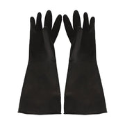CAC China GLLX-2KL Large Black Latex Gloves Product Image