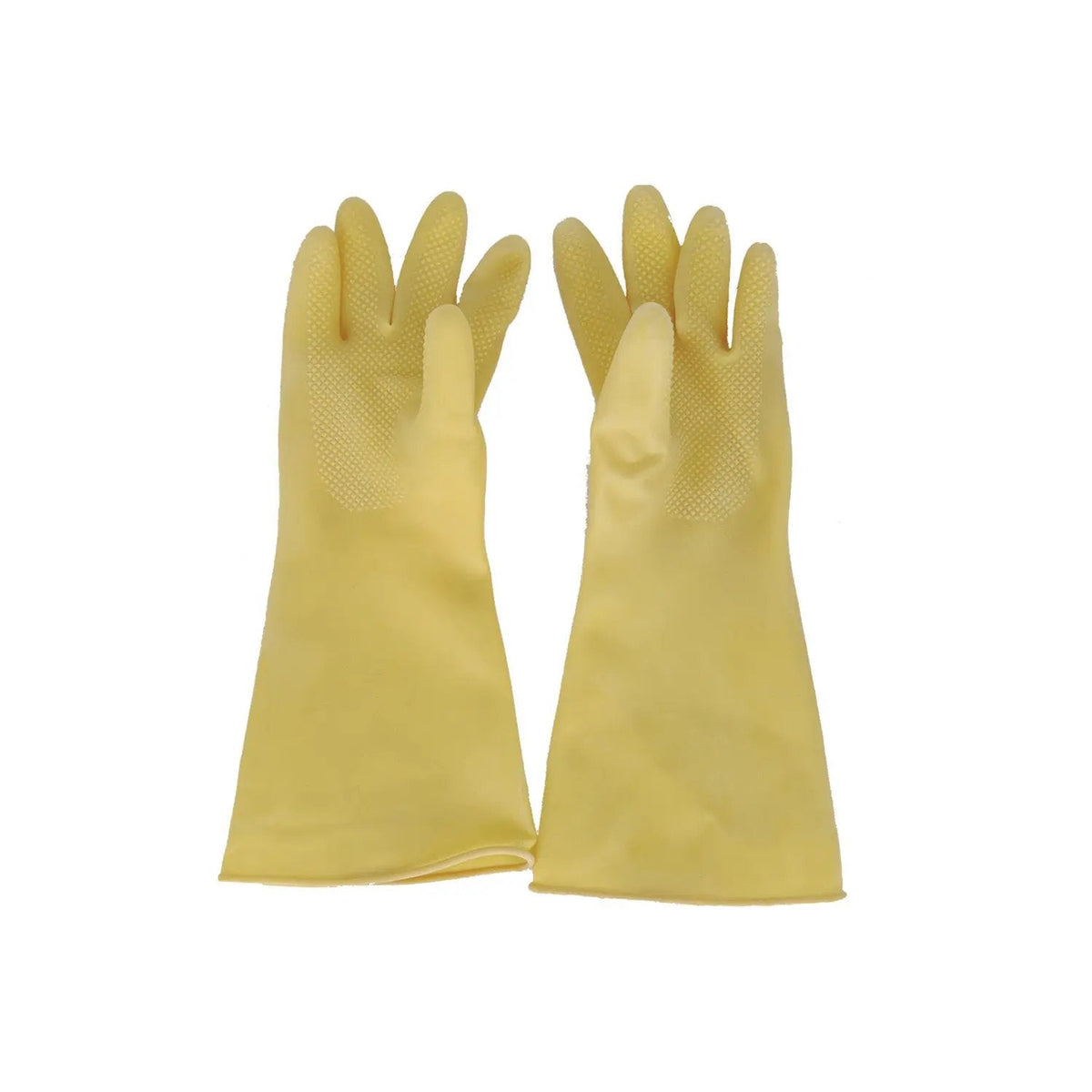 CAC China GLLX-2YM Medium Yellow Latex Gloves Product Image