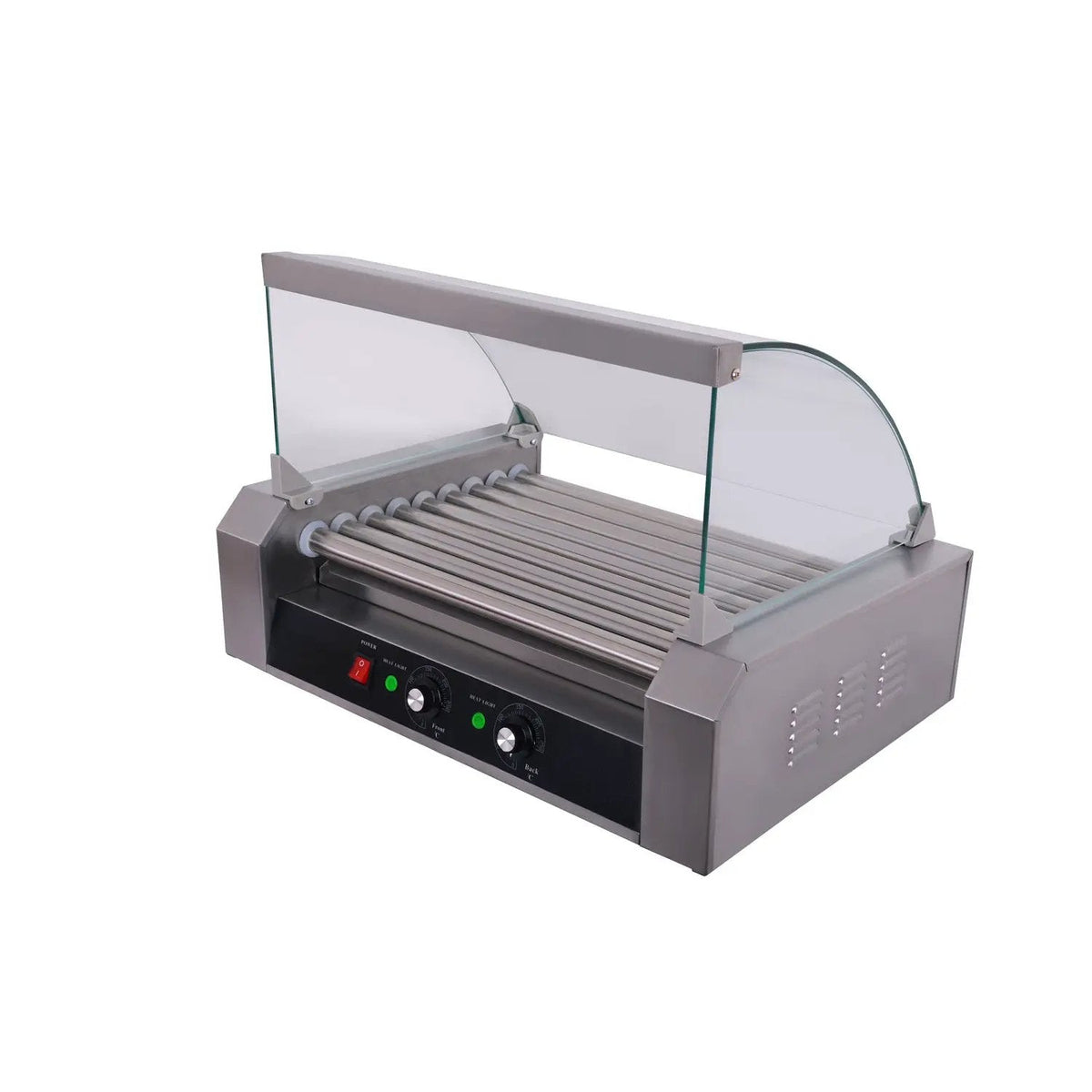 CAC China HDRS-09 Commercial 9-Roller Hot Dog Grill 110V 1200W Product Image