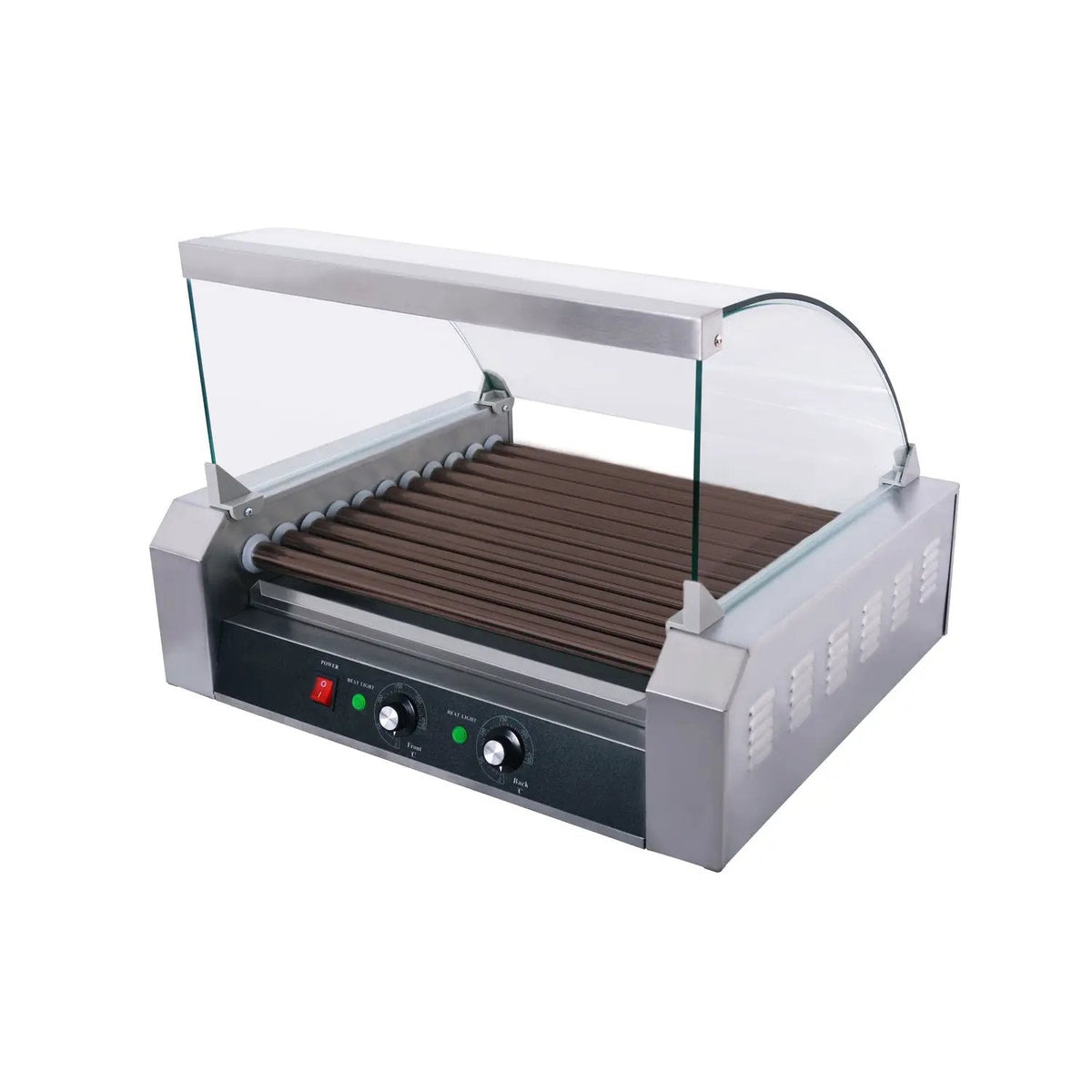 CAC China HDRS-11N Commercial 11-Roller Nonstick Hot Dog Grill 110V 1400W Product Image
