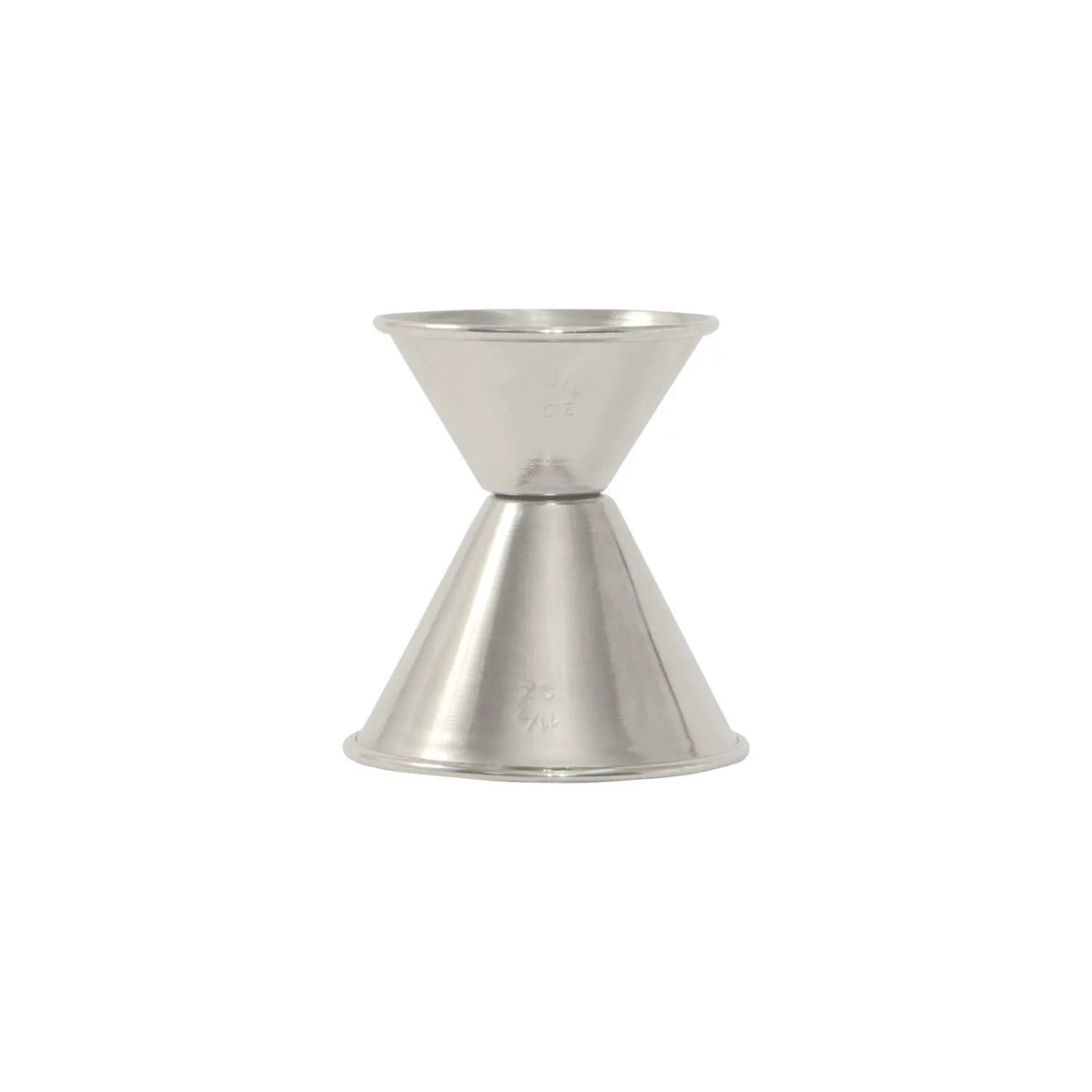 CAC China JG75-150 Jigger SS 0.75oz/1.5oz Case Pack of 12/300 by CAC China (cac-china-jg75-150-jigger-ss-0-75oz-1-5oz-case-pack-of-12-300)