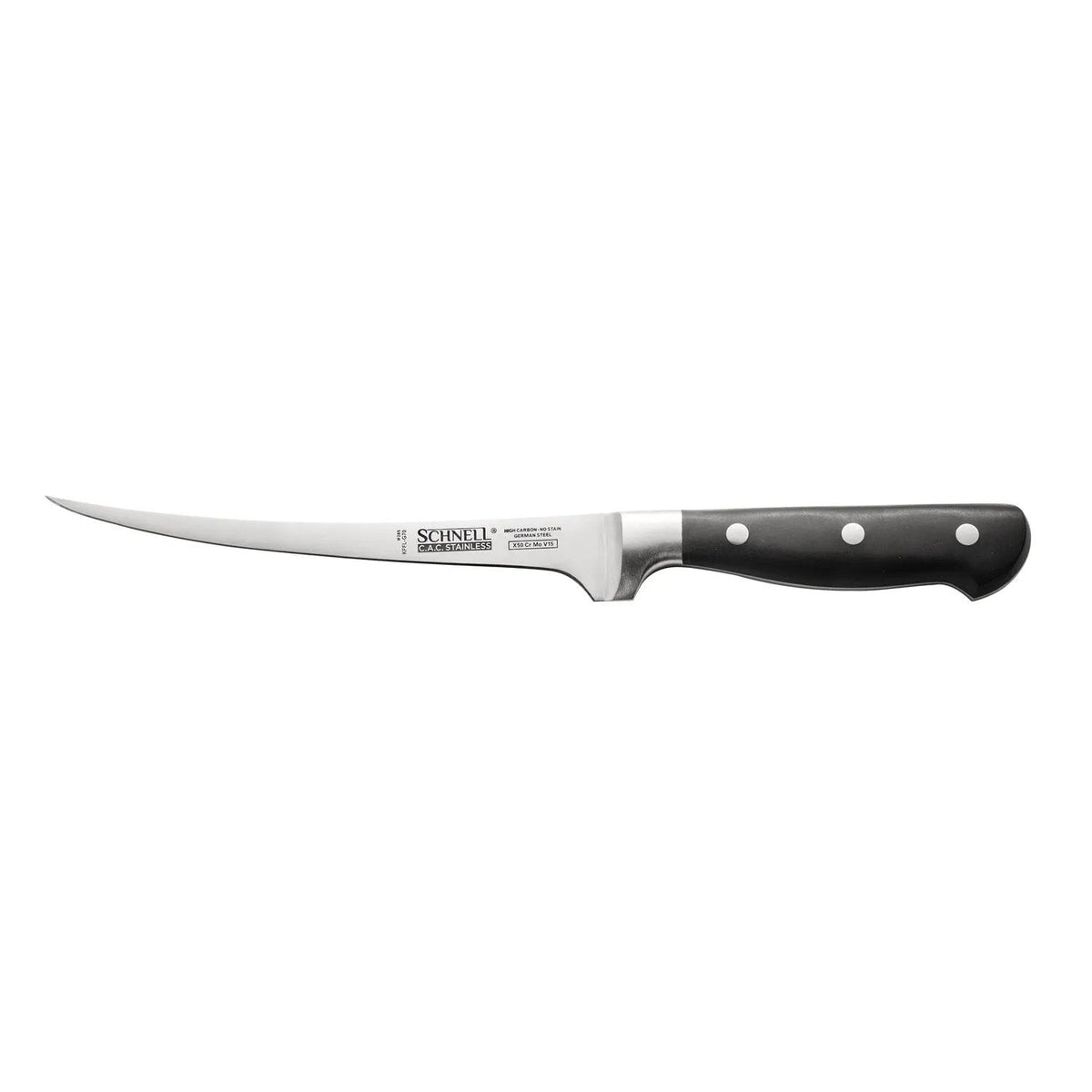 CAC China KFFL-G70 Schnell Fillet Knife 7-1/4? , Flexible Blade Case Pack of 6/36 by CAC China (cac-china-kffl-g70-schnell-fillet-knife-7-1-4-flexible-blade-case-pack-of-6-36)