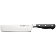 CAC China KFNK-G72 Schnell Nakiri Knife 7-1/4?, Granton Edge Case Pack of 6/36 by CAC China (cac-china-kfnk-g72-schnell-nakiri-knife-7-1-4-granton-edge-case-pack-of-6-36)