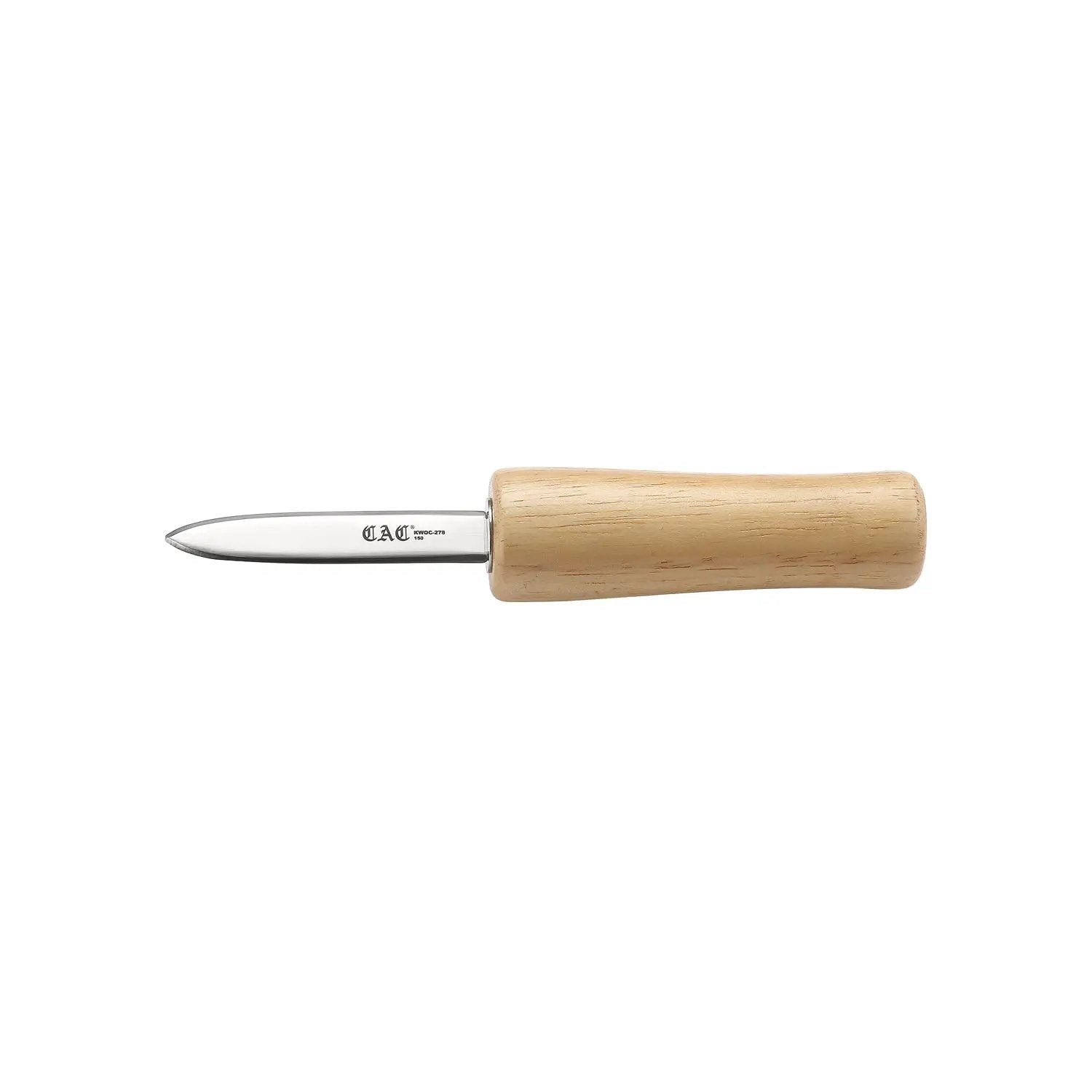 CAC China KWOC-278 Knife Oyster/Clam Pointed Tip Wood Hdl 2-7/8" Case Pack of 12/72 by CAC China (cac-china-kwoc-278-knife-oyster-clam-pointed-tip-wood-hdl-2-7-8-case-pack-of-12-72)